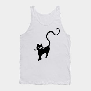 Long Tail Kitty Cat Tank Top